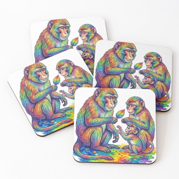 Item preview, The forest and the monkeys designed and sold by PP&RAINBOW SHOP.