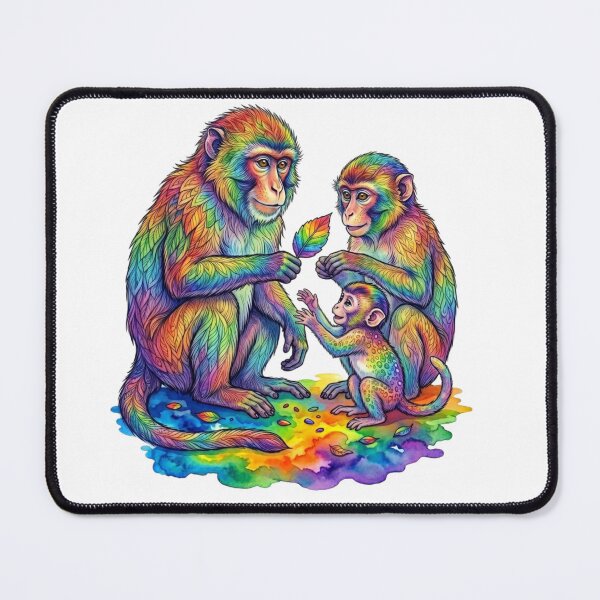 Item preview, The forest and the monkeys designed and sold by PP&RAINBOW SHOP.