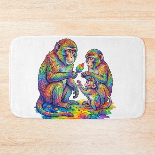 Item preview, The forest and the monkeys designed and sold by PP&RAINBOW SHOP.