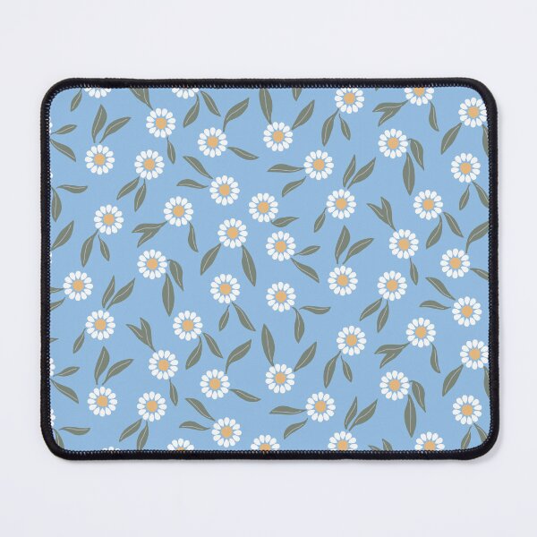 Item preview, Tossed Flowers - Aegean Summer - Blue White designed and sold by Stephanie Fiona Design.