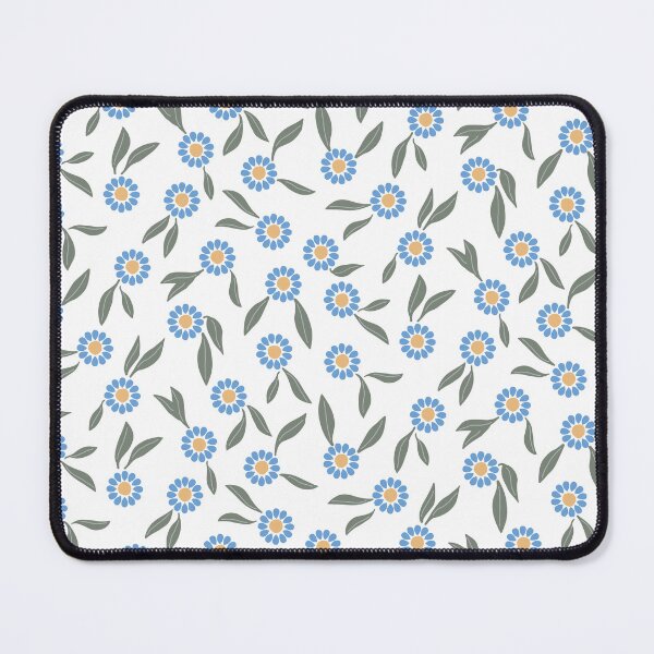 Item preview, Tossed Flowers - Aegean Summer - White background designed and sold by Stephanie Fiona Design.