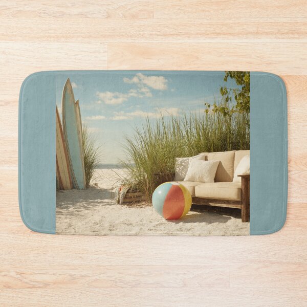 Item preview, Minimal Beach Poster Calm Coastal Surf Summer Aesthetic designed and sold by onubi.