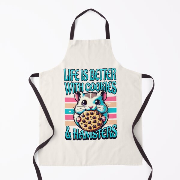 Item preview, Life Is Better with Cookies & Hamsters – Cute Funny Hamster Lover Design designed and sold by Sachie's Studio.