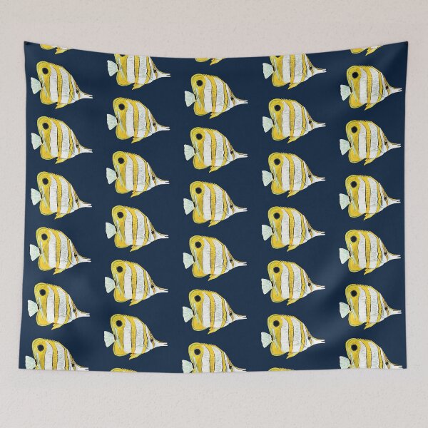 Item preview, COPPERBAND BUTTERFLYFISH-Chelmon rostratus designed and sold by BEATRIZ ABAITUA.
