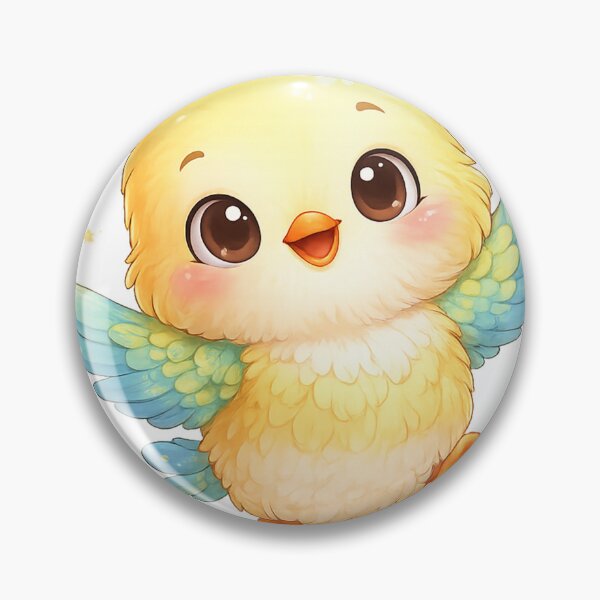 Item preview, Cute Kawaii Baby Chick Pastel Bird Illustration designed and sold by lmsendalfer.