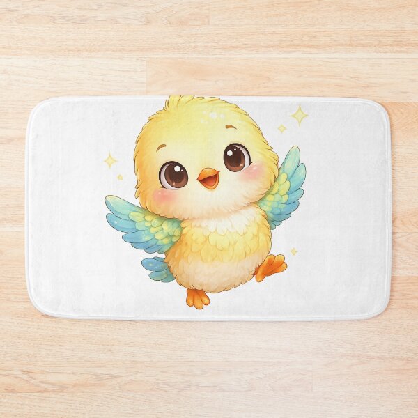 Item preview, Cute Kawaii Baby Chick Pastel Bird Illustration designed and sold by lmsendalfer.