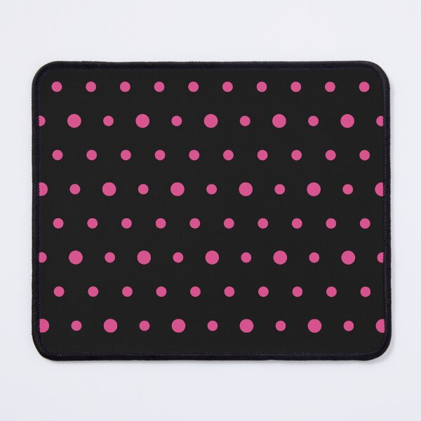 Item preview, Black And Hot Pink Polka Dot Pattern designed and sold by pattern-archive.