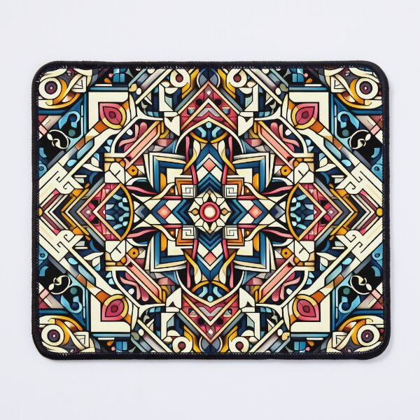 Item preview, Modern Geometric Mandala Mosaic Abstract Pattern Art designed and sold by Apex Designs.