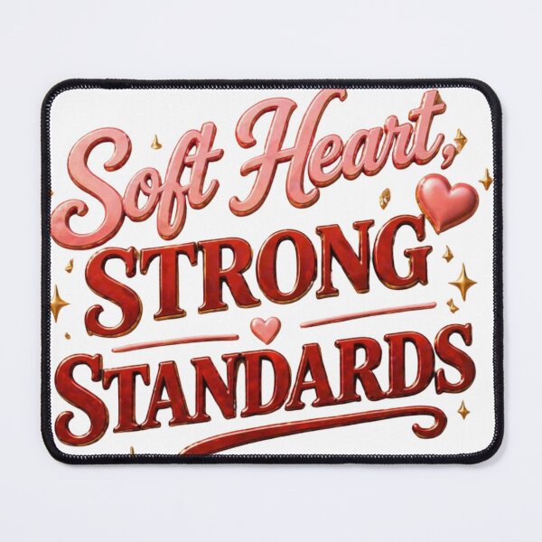 Item preview, Soft Heart Strong Standard Self Respect Quote designed and sold by JagrDesigns.