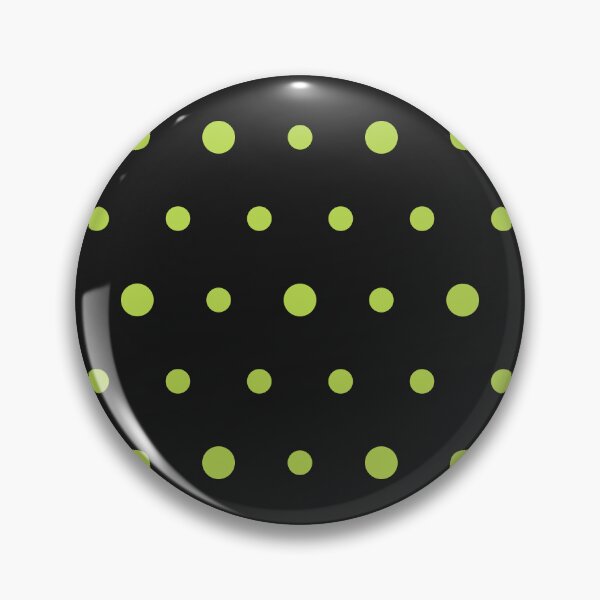 Item preview, Black And Lime Polka Dot Pattern designed and sold by pattern-archive.