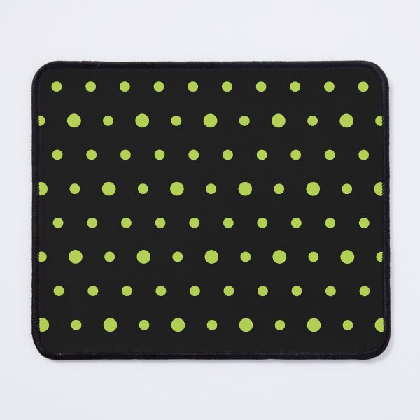 Item preview, Black And Lime Polka Dot Pattern designed and sold by pattern-archive.