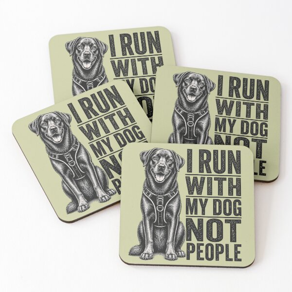 Item preview, Canicross Dog Design Black and White designed and sold by Meandmyshop.