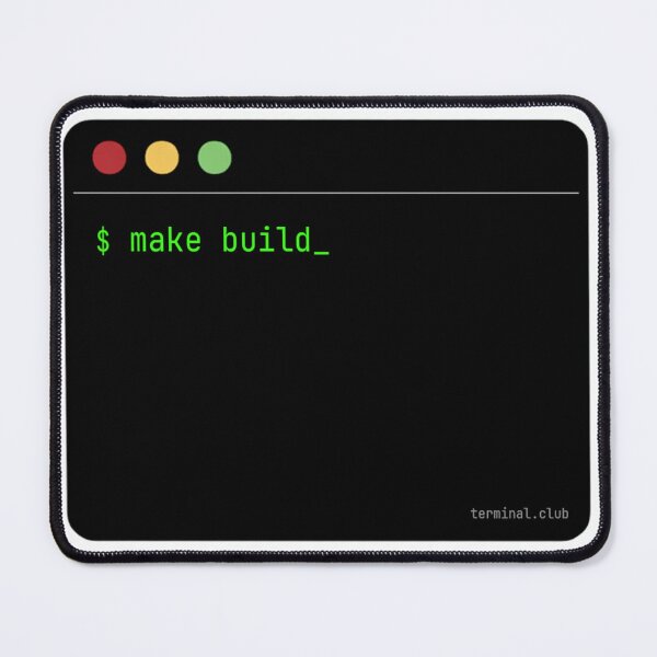 Item preview, make build – Minimal Developer Command designed and sold by TerminalClub.
