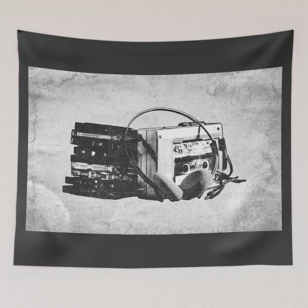 Item preview, Vintage Walkman Cassette Player Retro 80s Music Dark Aesthetic designed and sold by Ghoul Enterprises.