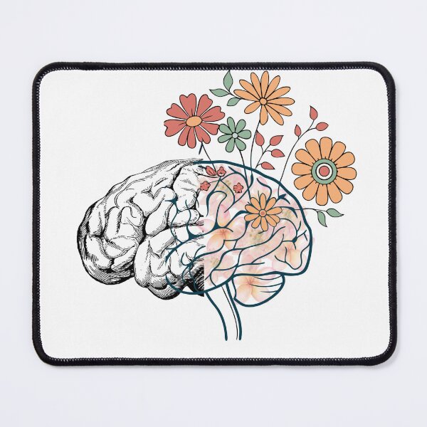 Item preview, Floral Brain Illustration designed and sold by ioa-alexia.