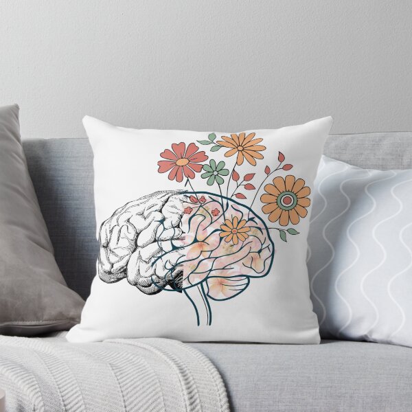 Item preview, Floral Brain Illustration designed and sold by ioa-alexia.