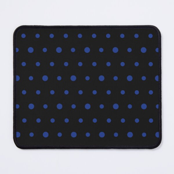 Item preview, Black And Royal Blue Polka Dot Pattern designed and sold by pattern-archive.