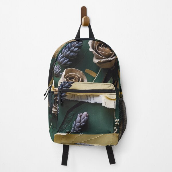 Item preview, Vintage Chaos: Maximalist Scrapbook Melancolic Forest Green designed and sold by teresazeta.