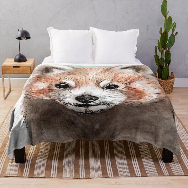 Item preview, Fluffy baby red panda designed and sold by helengarvey.