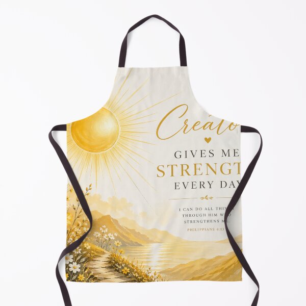 Item preview, The Creator Gives Me Strength Every Day – Christian Sun Faith Design designed and sold by FaithGratitude.