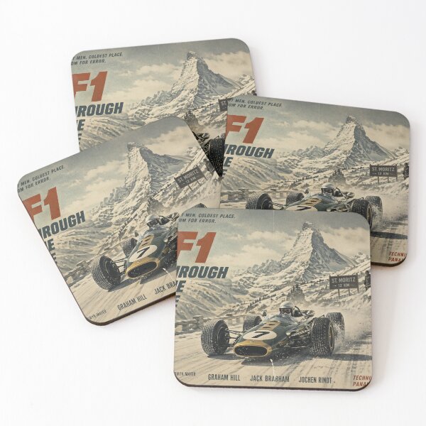Item preview, F1 Through the Ice: Vintage Winter GP Poster designed and sold by ticzla95.