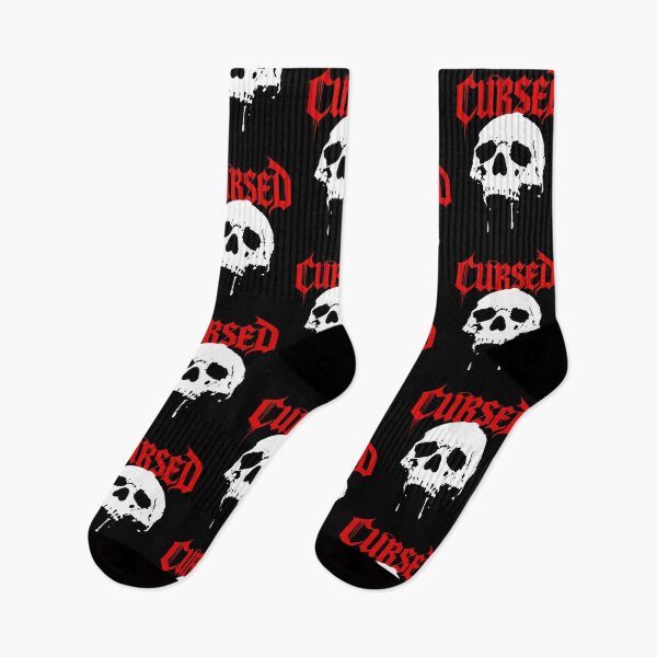 Item preview, Cursed Graphic Skull  designed and sold by Elementalt.