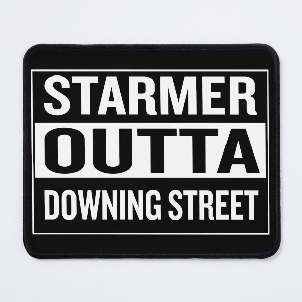Item preview, Starmer Outta Downing Street Political Satire UK Protest Parody Design designed and sold by UrbanKangaroo.