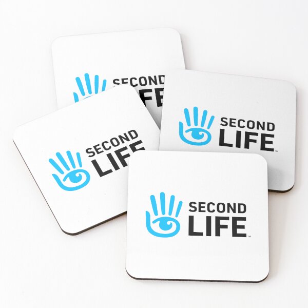 Item preview, Second Life Logo Black Font designed and sold by The Official Second Life Store.
