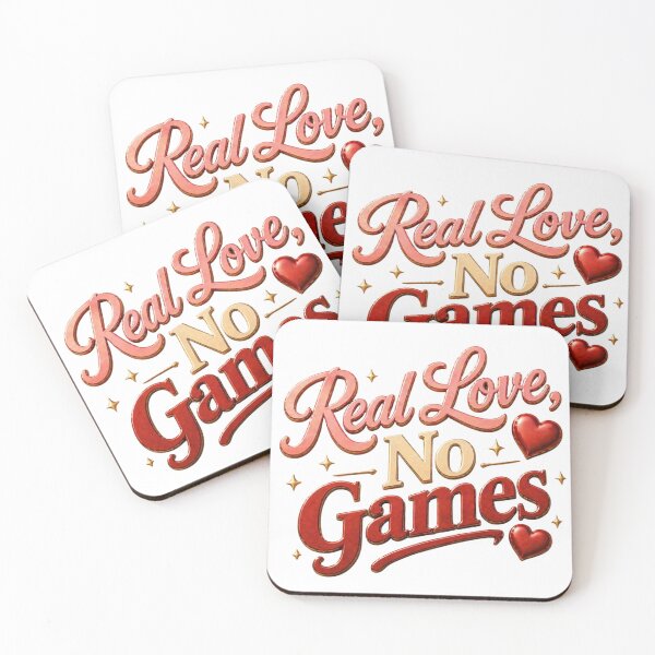Item preview, Real Love No Game Relationship Quote designed and sold by JagrDesigns.
