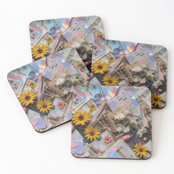 Item preview, Vintage Chaos: Maximalist Scrapbook Dusty Rose and Gold designed and sold by teresazeta.