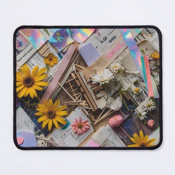 Item preview, Vintage Chaos: Maximalist Scrapbook Dusty Rose and Gold designed and sold by teresazeta.