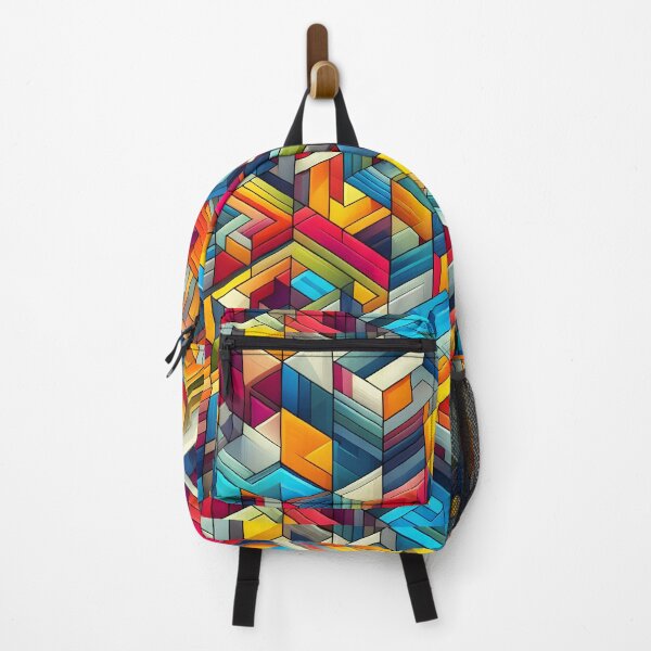 Item preview, Colorful Geometric Abstract Architectural Pattern Art designed and sold by Apex Designs.