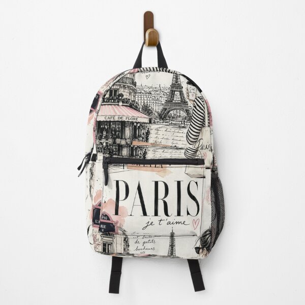 Item preview, Paris Aesthetic Collage – Vintage French Travel Poster, Eiffel Tower Art Print, Paris Je T’aime, Chic Parisian Wall Art designed and sold by Kate1art.