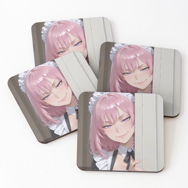 Item preview, KOUKATSU: The Devious Maid Peeking Cute Mischief Waifu designed and sold by BorgSpareParts.