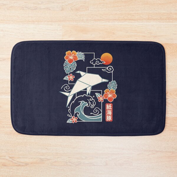 Item preview, Kami-iruka: Minimalist Origami Dolphin - Japanese Geometric Sea Art designed and sold by NemiMakeit.
