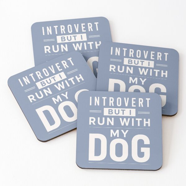 Item preview, Canicross Introvert Dog Typography Design designed and sold by Meandmyshop.