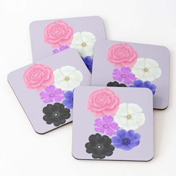 Item preview, Genderfluid watercolor flower pattern designed and sold by Fridayscorner.