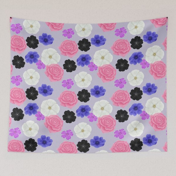 Item preview, Genderfluid watercolor flower pattern designed and sold by Fridayscorner.