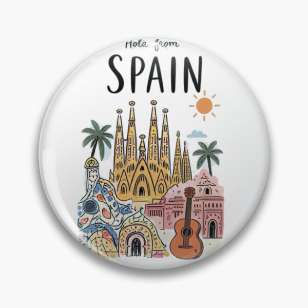 Item preview, Spain Aesthetic Illustration | Mediterranean Summer Vibes | Spanish Travel Art Design designed and sold by Mialunaa.