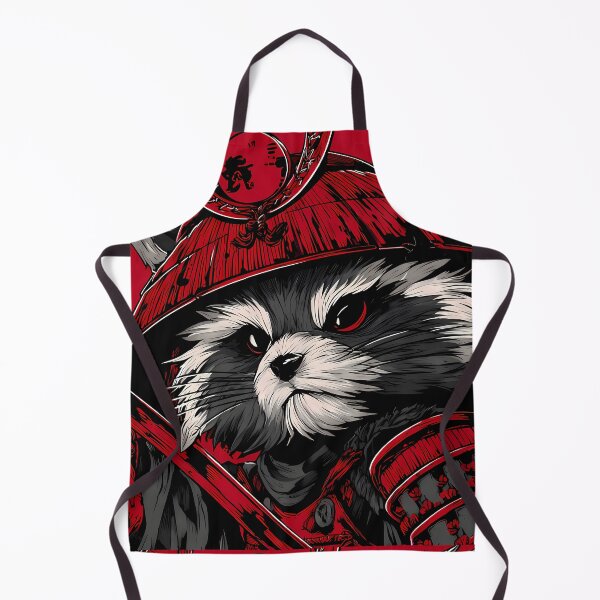 Item preview, Power Samurai Raccoons Embodying Strength Honor Illustrations designed and sold by ART ATTACK ZONE.