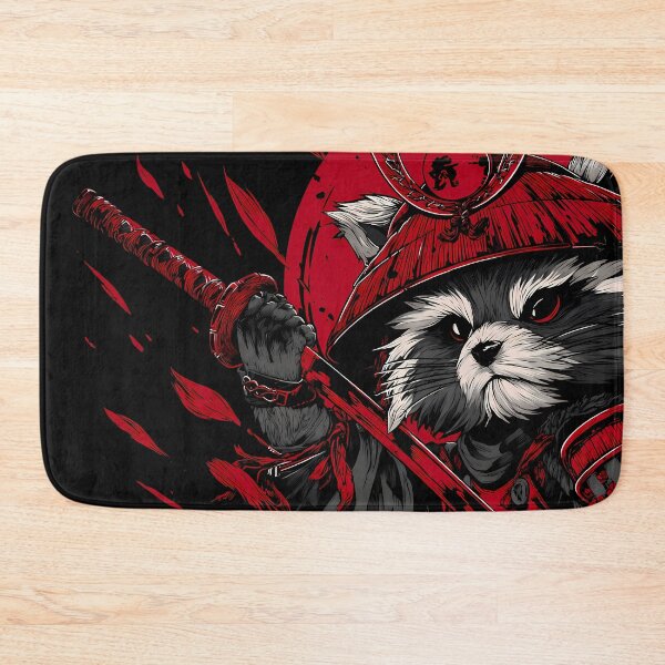 Item preview,  Power Samurai Raccoons Embodying Strength Honor Illustrations designed and sold by ART ATTACK ZONE.