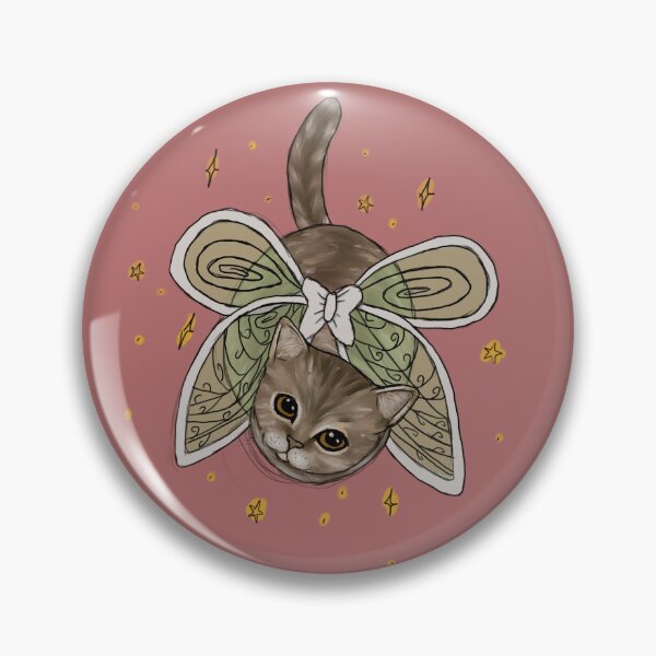 Item preview, Cat with butterfly wings designed and sold by art-by-nox.