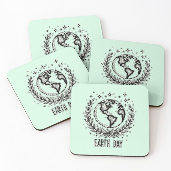 Item preview, Earth Day Black and White | Save The Planet Emblem designed and sold by PriyaMagic.