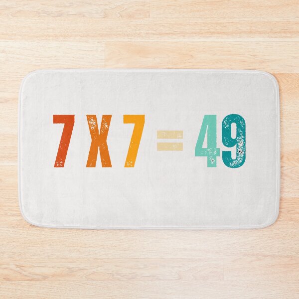 Item preview, Funny Meme 7 x 7 = 49 Gen Alpha Funny Maths  designed and sold by erozzz.