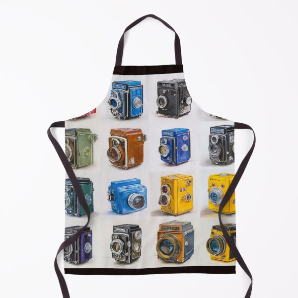 Item preview, Vintage Camera Grid Collection Retro Photography Wall Art for Photographers and Collectors designed and sold by onubi.