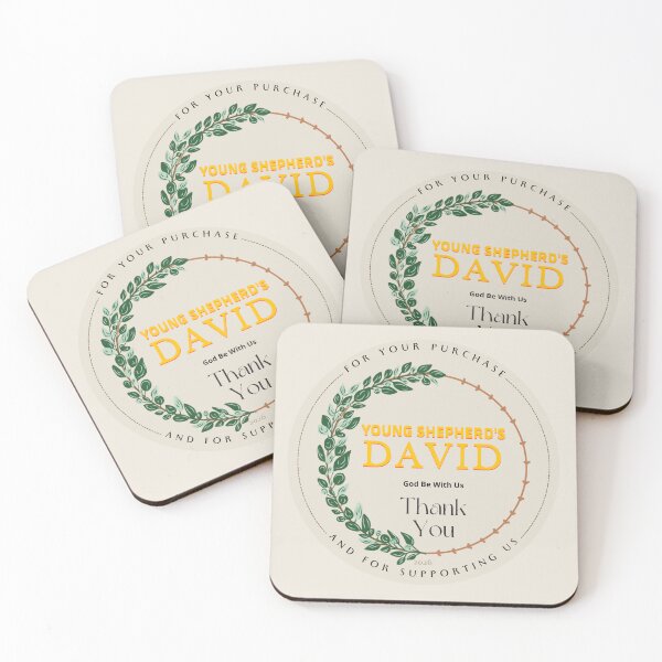 Item preview, Young Shepherd David - Biblical Art Sticker designed and sold by DavisCollection.