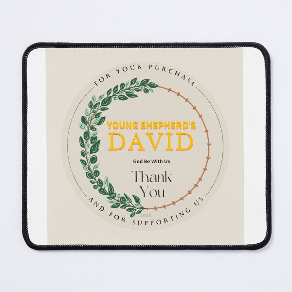 Item preview, Young Shepherd David - Biblical Art Sticker designed and sold by DavisCollection.