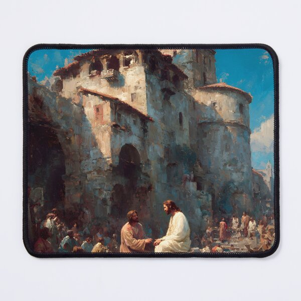 Item preview, Jesus Teaching by the Water Ancient Scene Bright Spiritual Gathering designed and sold by daila70.