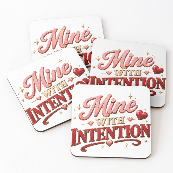 Item preview, Mine With Intention Relationship Quote designed and sold by JagrDesigns.