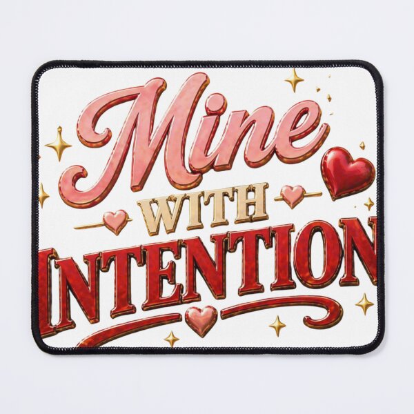 Item preview, Mine With Intention Relationship Quote designed and sold by JagrDesigns.